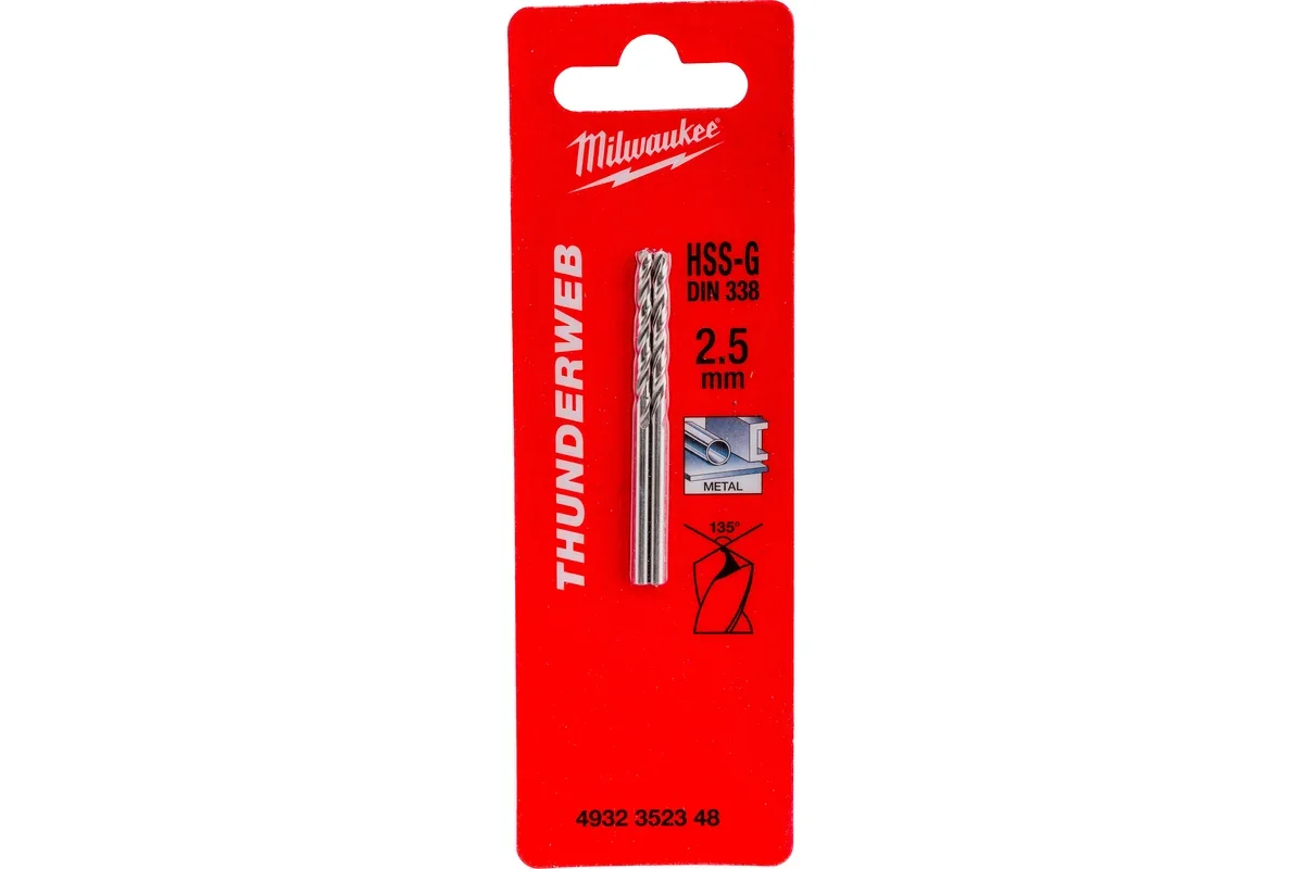 MILWAUKEE BURGIJA ZA METAL 2.5mm