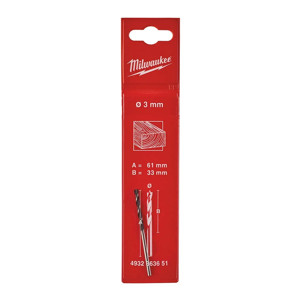 MILWAUKEE BURGIJA ZA DRVO 3.0 mm