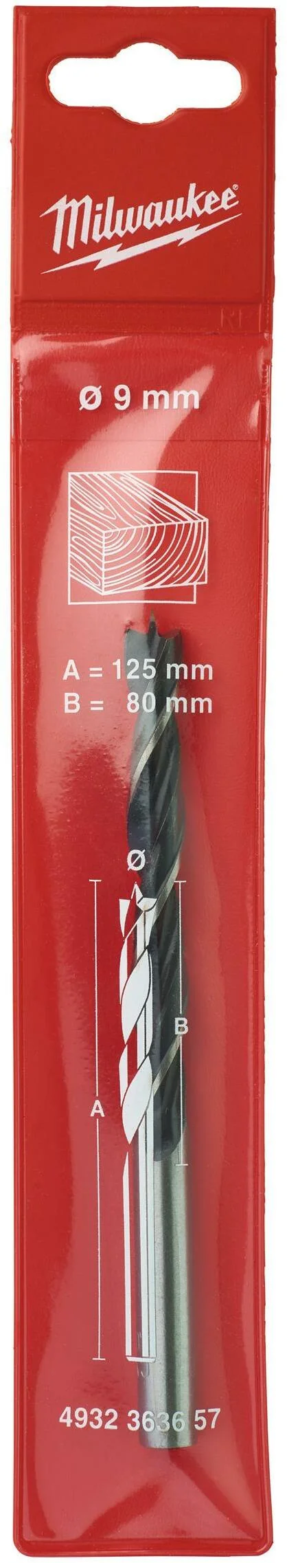 MILWAUKEE BURGIJA ZA DRVO 9.0 mm