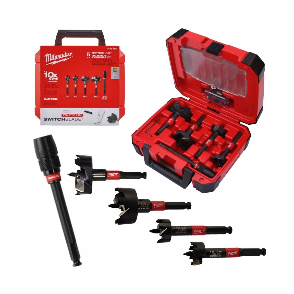 MILWAUKEE SET BURGIJA ZA DRVO 35-65 5/1